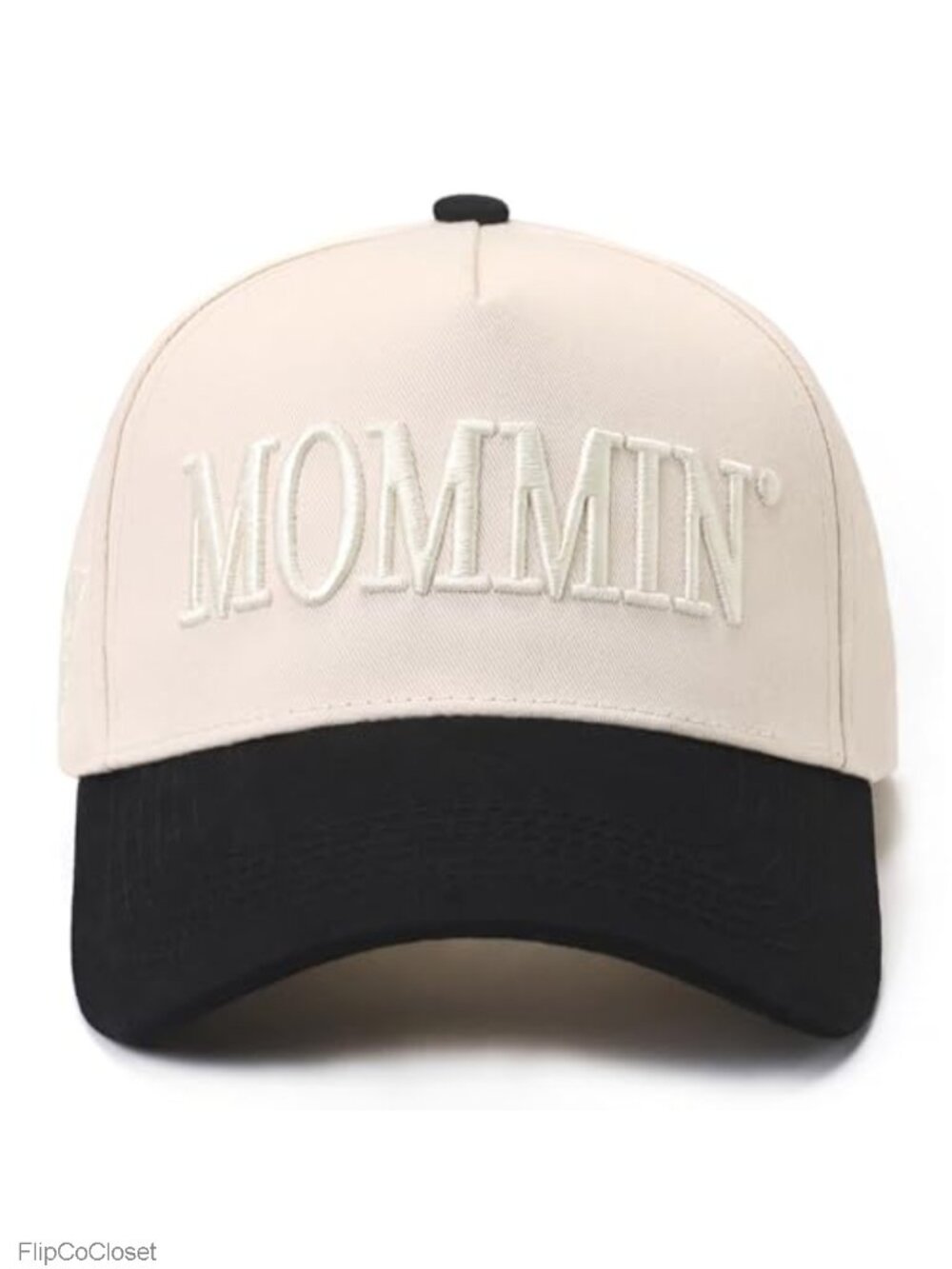 Mommin Vintage Two-Tone Cotton Twill Trucker Hat Adjustable